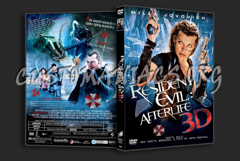Resident Evil: Afterlife dvd cover