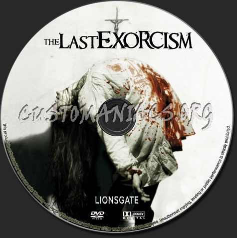 The Last Exorcism dvd label