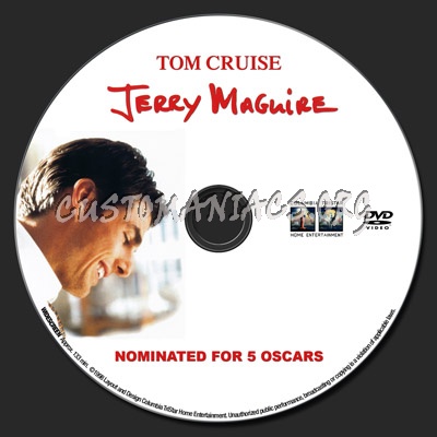 Jerry Maguire dvd label