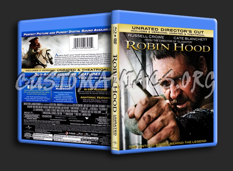 Robin Hood blu-ray cover