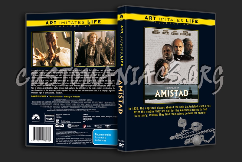 Amistad dvd cover