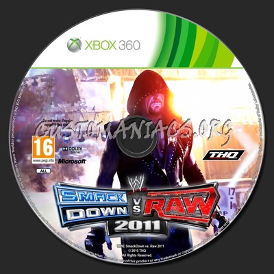 WWE SmackDown vs. Raw 2011 dvd label