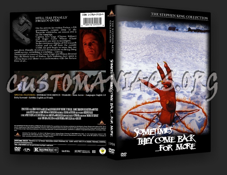 Sometimes They Come Back For More dvd cover