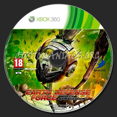 Earth Defense Force: Insect Armageddon dvd label