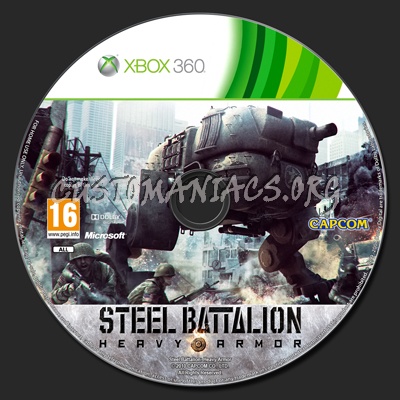 Steel Battalion: Heavy Armor dvd label