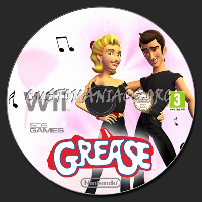 Grease dvd label