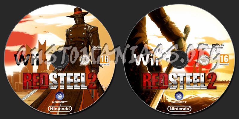 Red Steel 2 dvd label