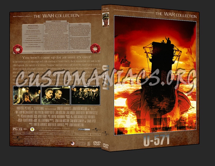 War Collection U-571 dvd cover