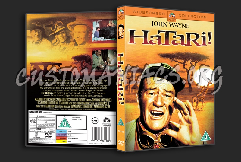 Hatari! dvd cover