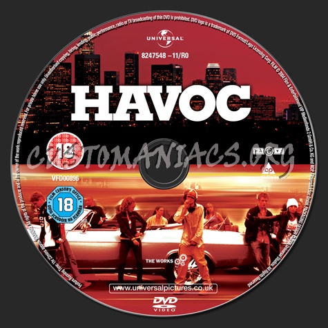 Havoc dvd label