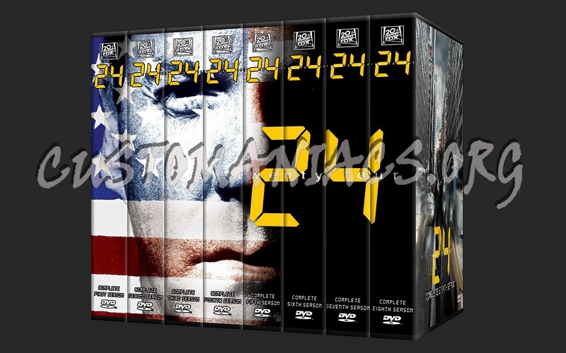 24 Complete Season 1-8 dvd cover