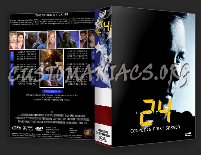 24 Complete Season 1-8 dvd cover