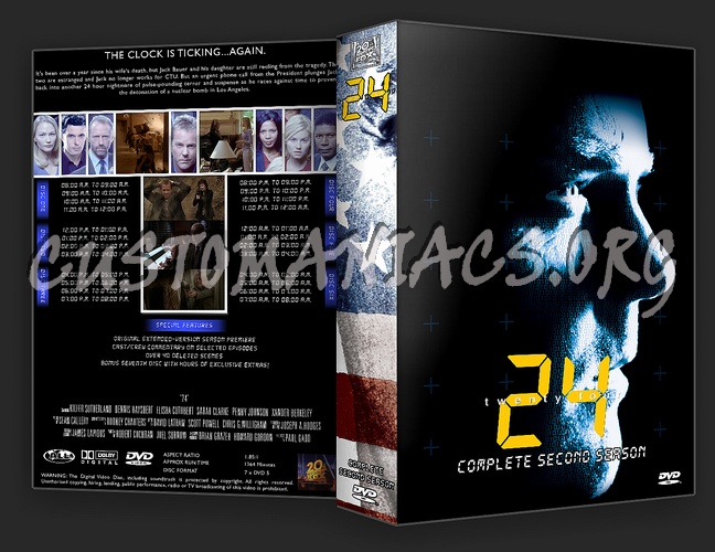 24 Complete Season 1-8 dvd cover