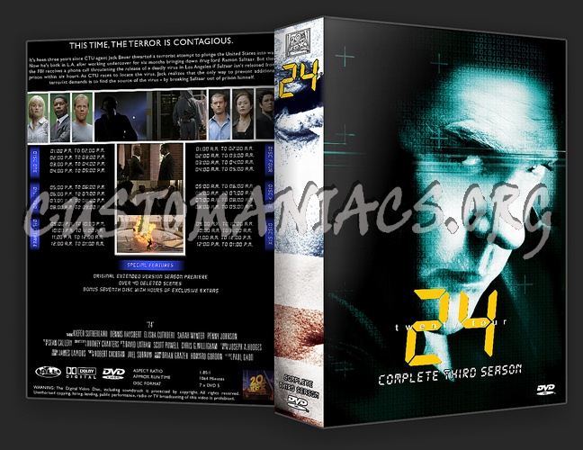 24 Complete Season 1-8 dvd cover