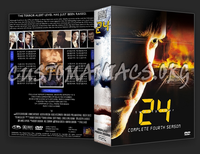 24 Complete Season 1-8 dvd cover