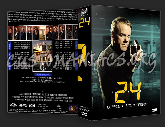 24 Complete Season 1-8 dvd cover