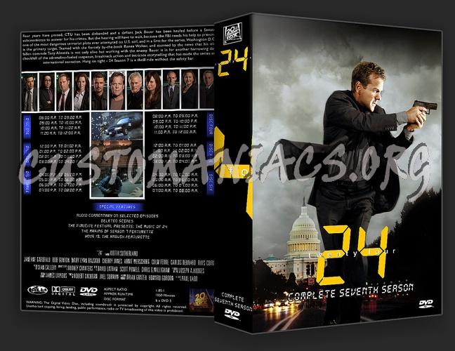 24 Complete Season 1-8 dvd cover