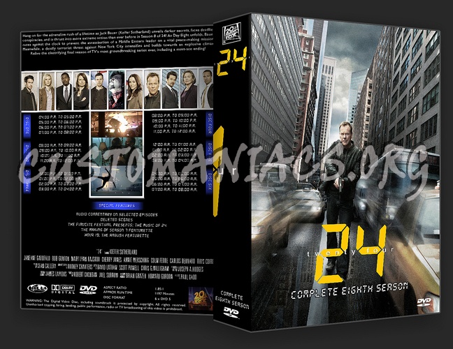 24 Complete Season 1-8 dvd cover