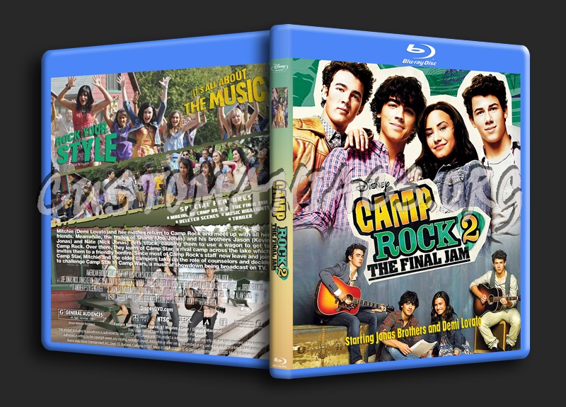 Camp Rock 2 The Final Jam blu-ray cover