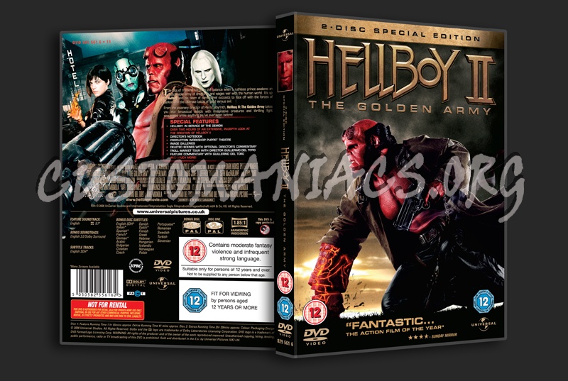 Hellboy 2 The Golden Army dvd cover