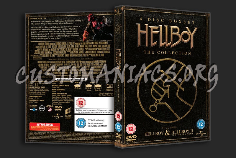 Hellboy & Hellboy 2 dvd cover