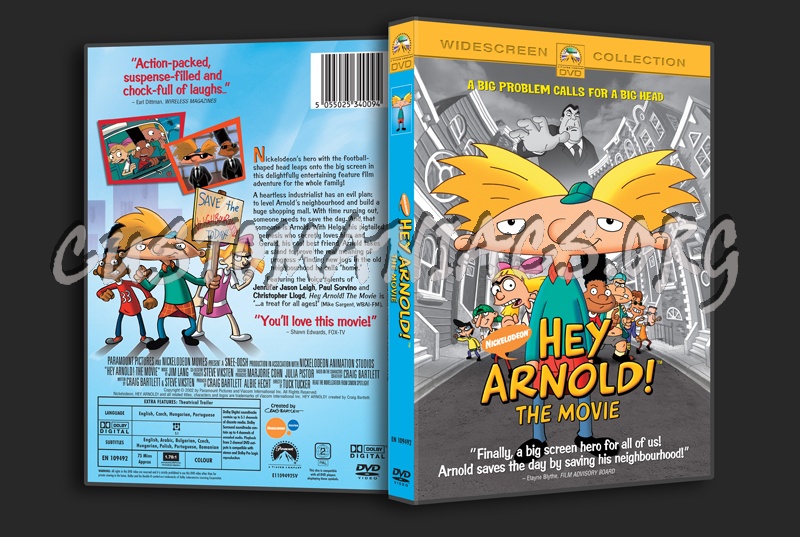 Hey Arnold! The Movie dvd cover