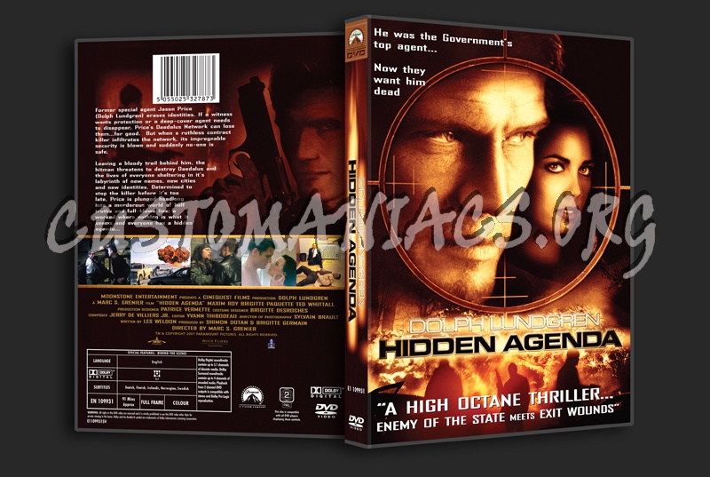 Hidden Agenda dvd cover