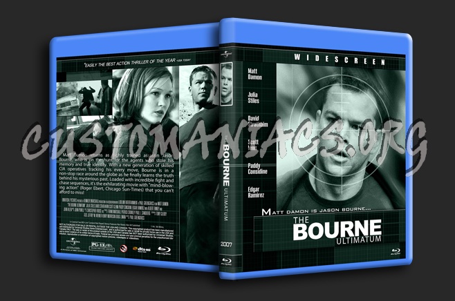 The Bourne Ultimatum blu-ray cover