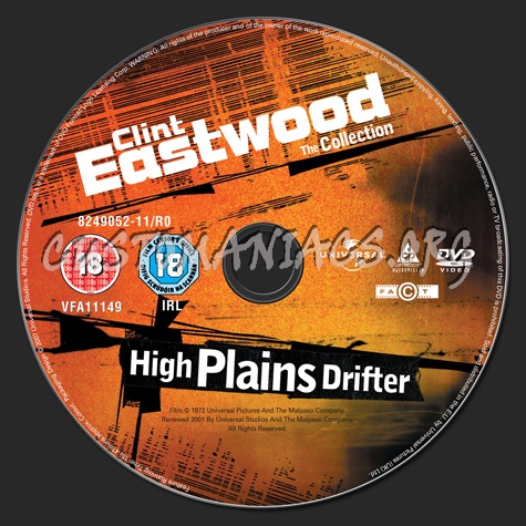 High Plains Drifter dvd label