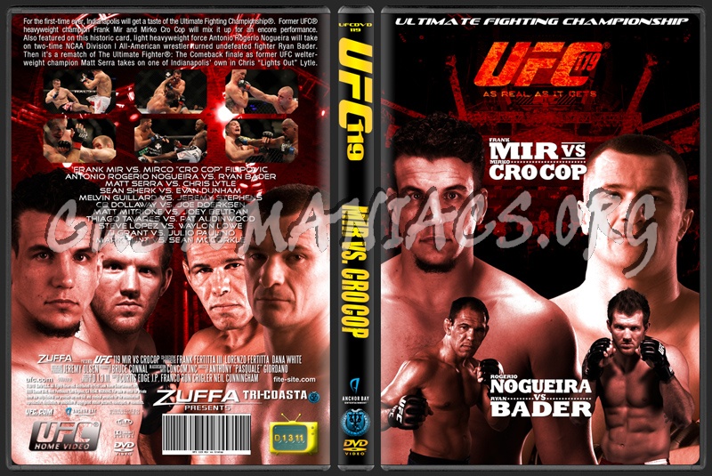 UFC 119 Mir vs. CroCop dvd cover