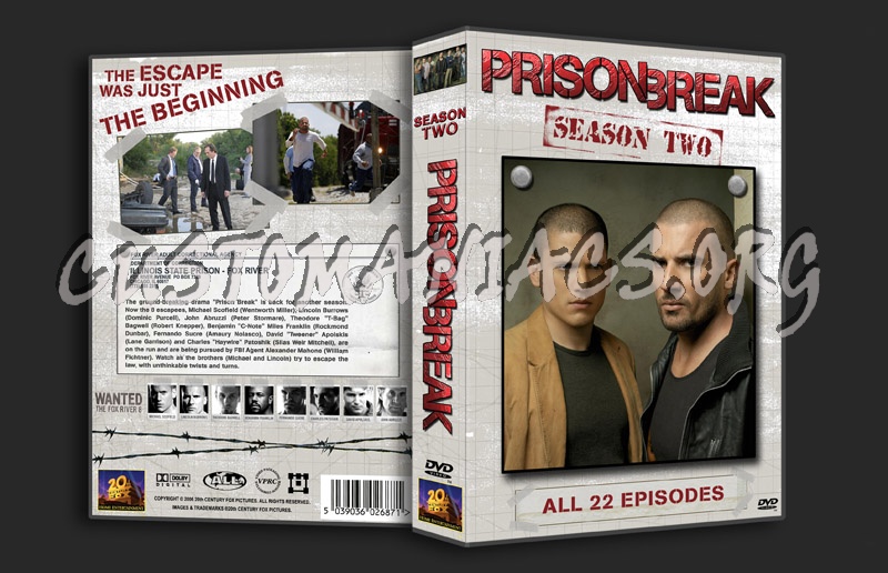 Prison Break - Season 2 dvd cover