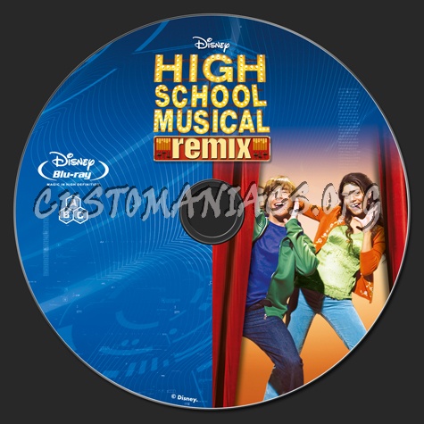 High School Musical Remix blu-ray label