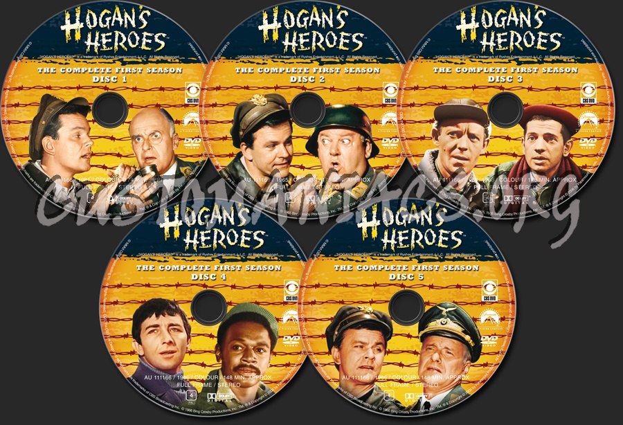 Hogan's Heroes Season 1 dvd label