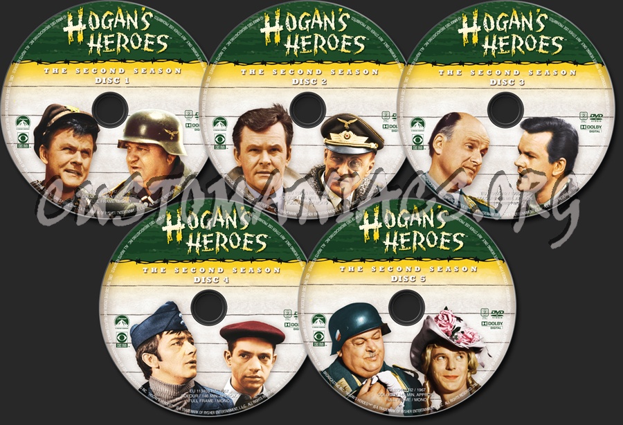 Hogan's Heroes Season 2 dvd label