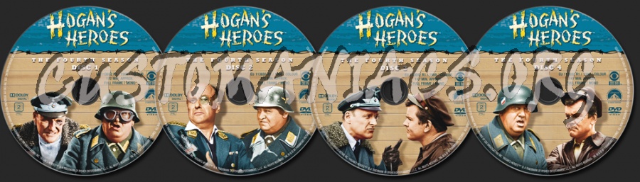 Hogan's Heroes Season 4 dvd label