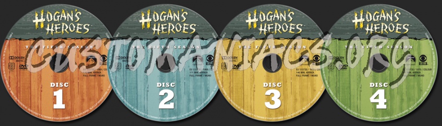 Hogan's Heroes Season 5 dvd label