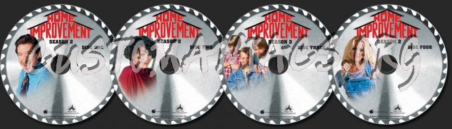 Home Improvement Season 2 dvd label