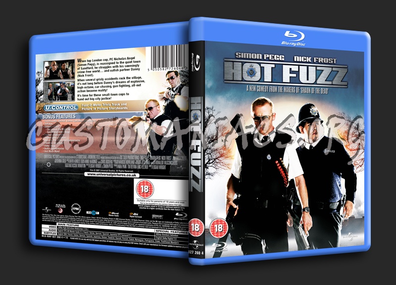 Hot Fuzz blu-ray cover