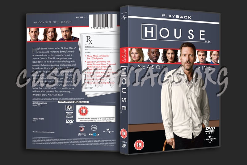 House Season 5 dvd cover