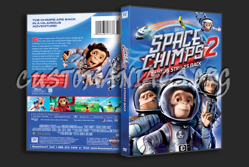 Space Chimps 2: Zartog Strikes Back dvd cover