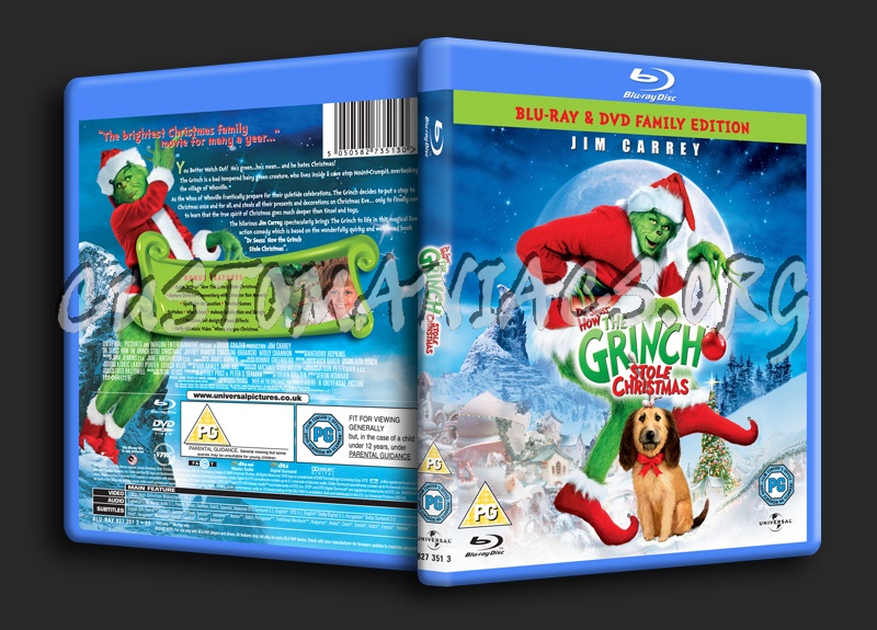 How the Grinch Stole Christmas blu-ray cover