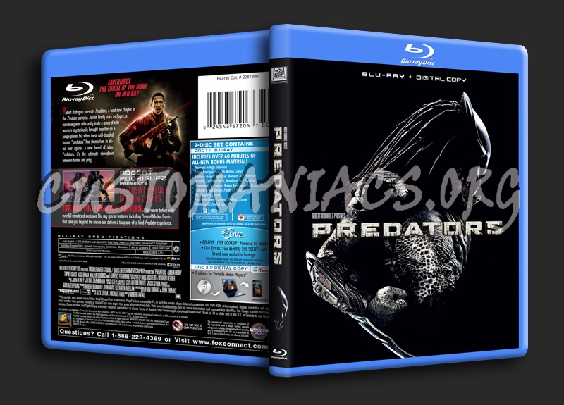 Predators blu-ray cover