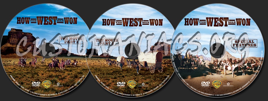 How the West Was Won dvd label
