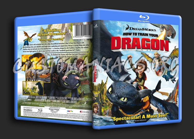 How to Train Your Dragon blu-ray cover