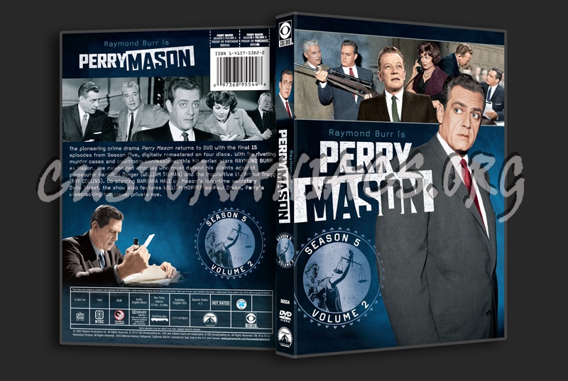 Perry Mason Season 5 Volume 2 dvd cover