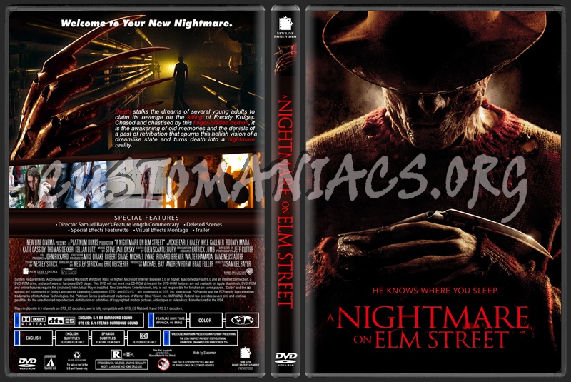 A Nightmare on Elm Street (2010) dvd cover
