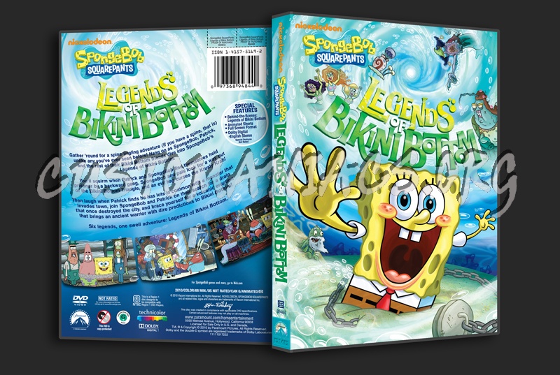 SpongeBob SquarePants Legends of Bikini Bottom dvd cover