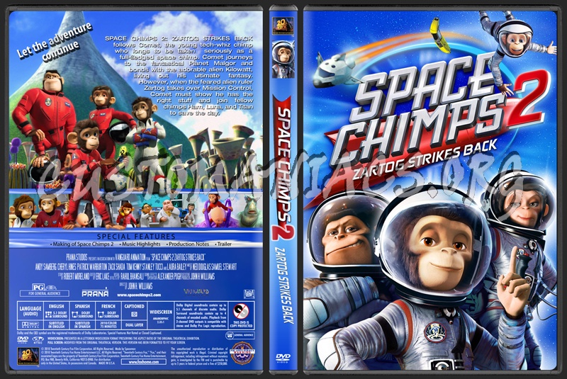 Space Chimps 2: Zartog Strikes Back dvd cover