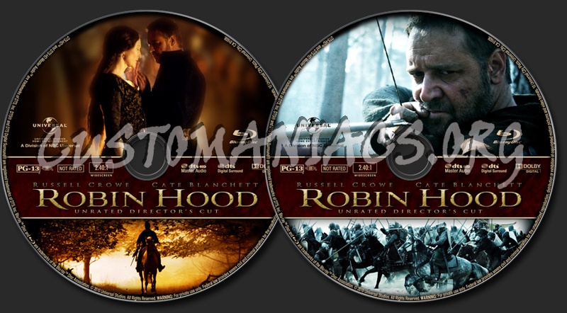 Robin Hood (2010) blu-ray label