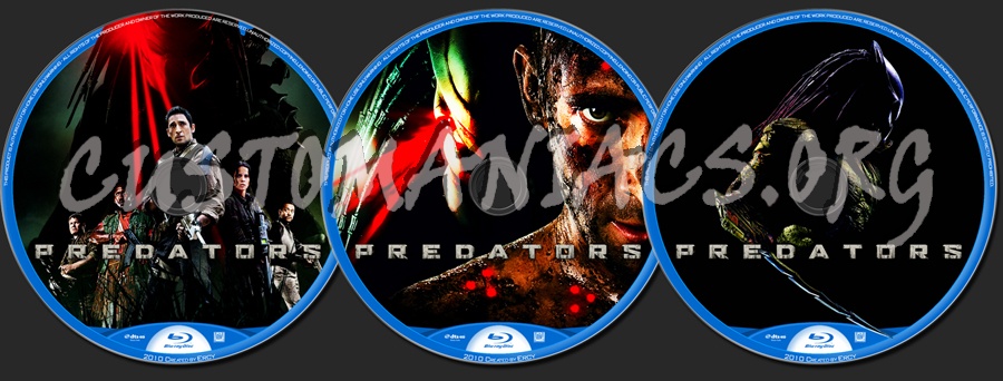 Predators blu-ray label